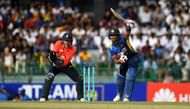Dinesh Chandimal playing a shot